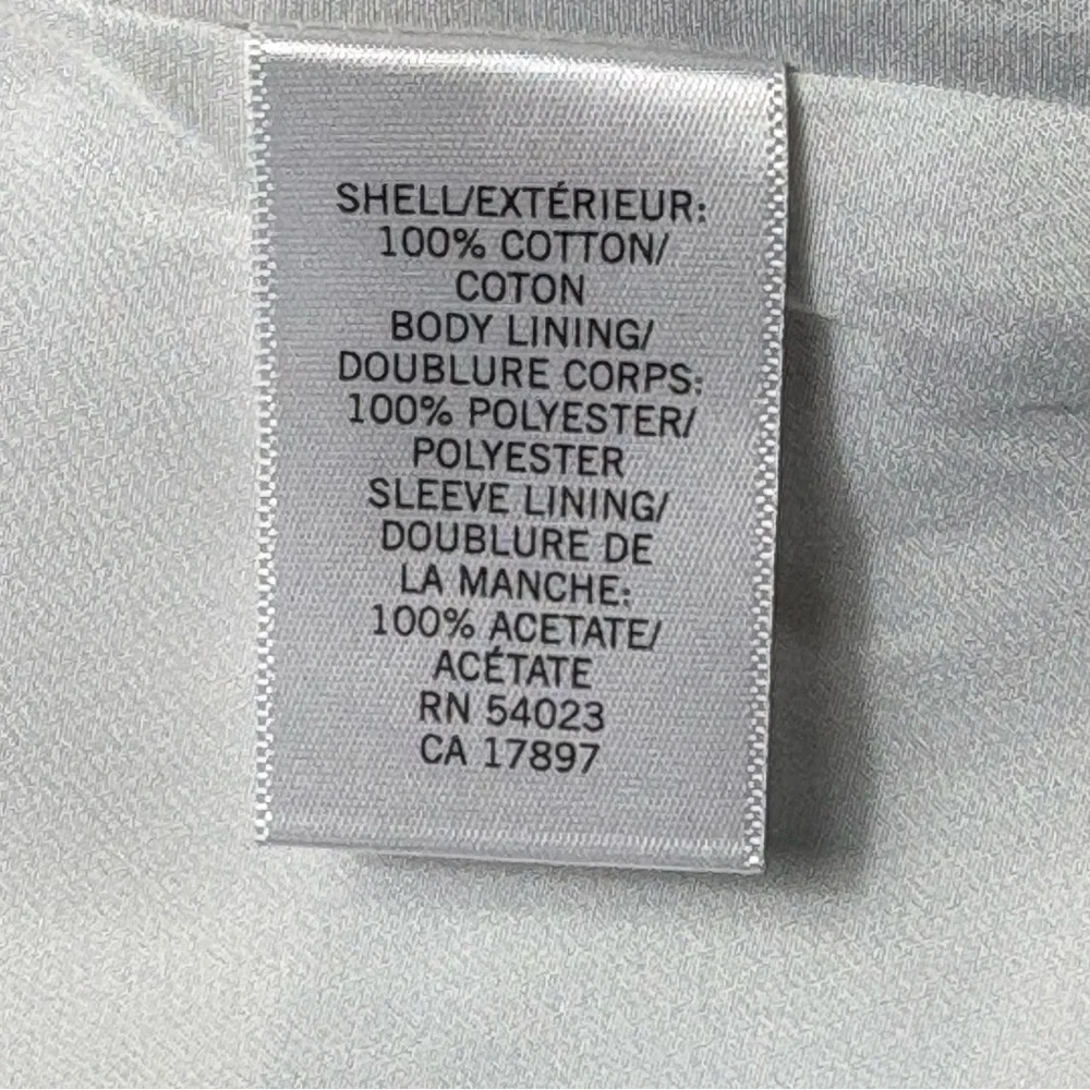 Banana Republic Striped Blazer 4 Navy White 3/4 Sleeve Nautical Preppy Career - Picture 11 of 12